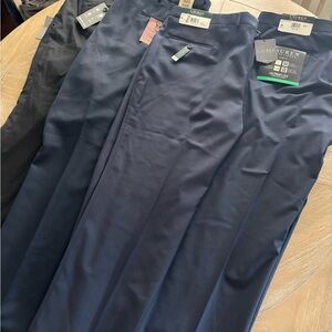Lot of 4 men’s NWT dress pants size 42x30 - Ralph Lauren, Michael Kors, Haggar